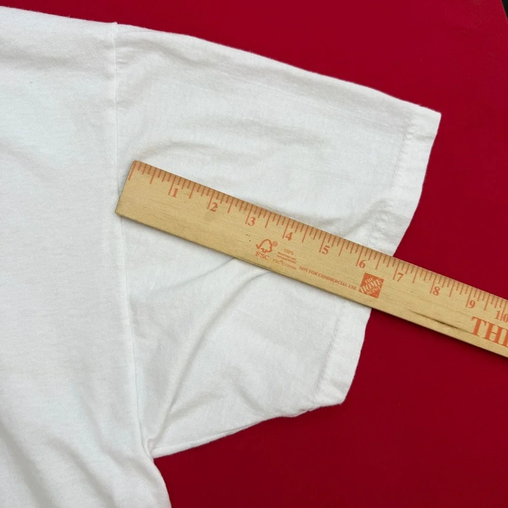 VTG 90's NSRA Volleyball Spokane Hot Rod T-Shirt Hanes XXL White 90s‎ Graphic